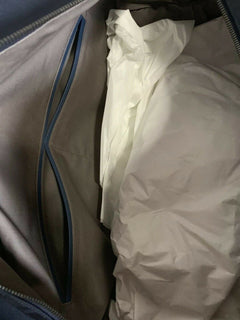Neue Bottega Veneta Leder/Canvas Reisetasche DK Blue 422048 im Wert von 2500 $ Italien
