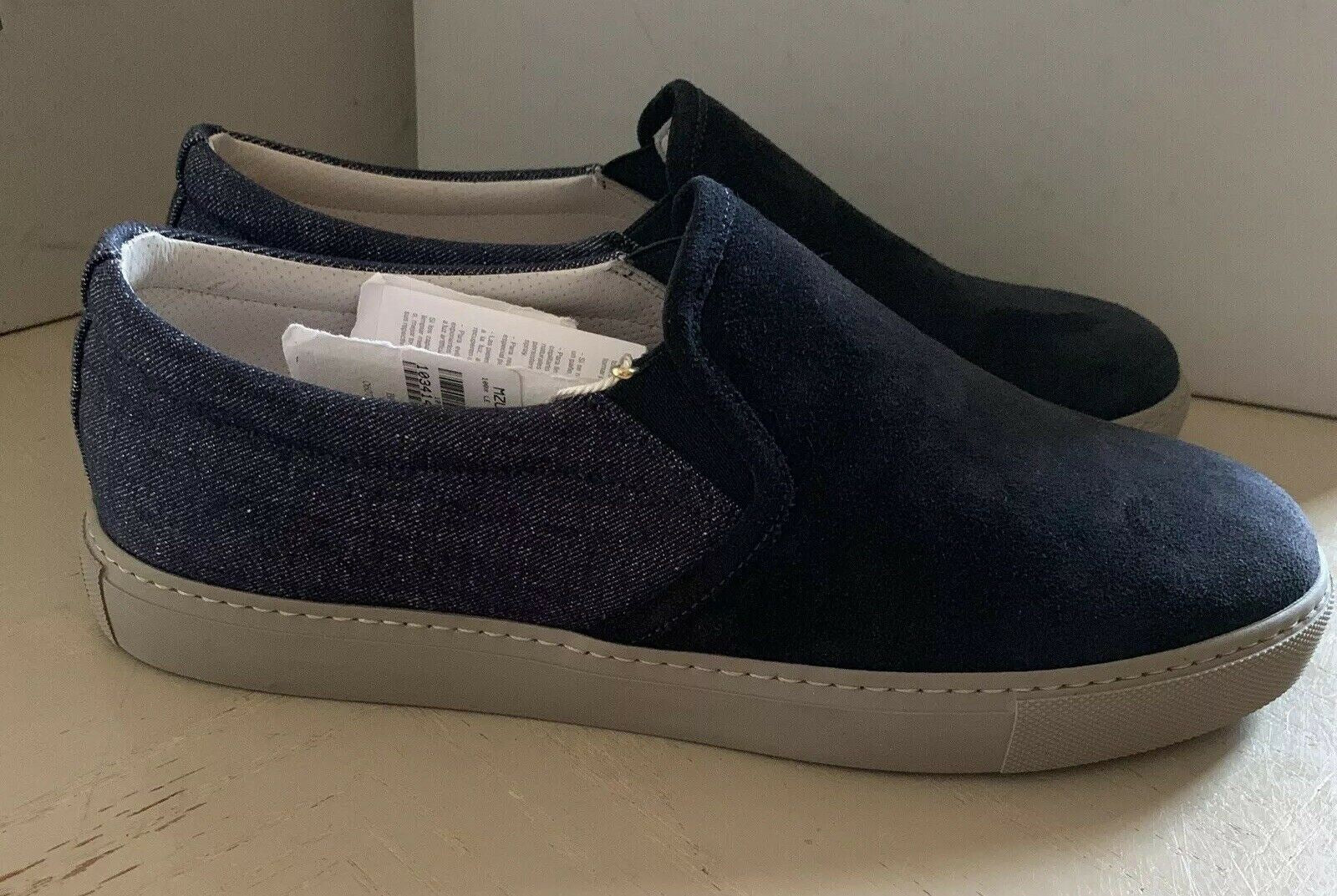 New $754 Brunello Cucinelli Men Sneakers/loafers Shoes Color Blue 9 US / 42 Eu