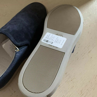 New $754 Brunello Cucinelli Men Sneakers/loafers Shoes Color Blue 9 US / 42 Eu