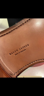 Neue 1350 $ Ralph Lauren Cordovan Leder Herrenschuhe 11 US Handgefertigt in England
