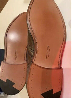 Neue 1350 $ Ralph Lauren Cordovan Leder Herrenschuhe 11 US Handgefertigt in England