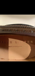 Neue 1350 $ Ralph Lauren Cordovan Leder Herrenschuhe 11 US Handgefertigt in England