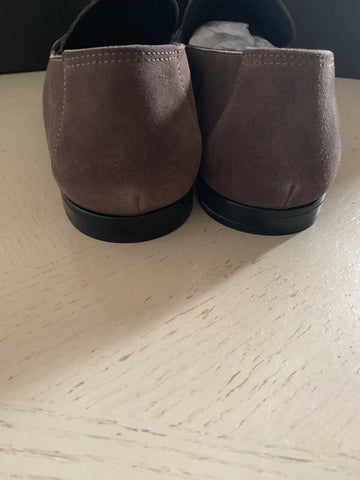 NIB $780 Bottega Veneta Herren Wildleder-Loafer-Schuhe Dunkelbraun 13 US (46 Eu) Ita 