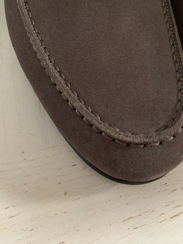 NIB $780 Bottega Veneta Herren Wildleder-Loafer-Schuhe Dunkelbraun 13 US (46 Eu) Ita 