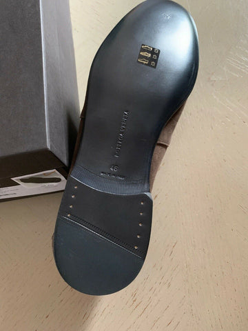 NIB $780 Bottega Veneta Herren Wildleder-Loafer-Schuhe Dunkelbraun 13 US (46 Eu) Ita 