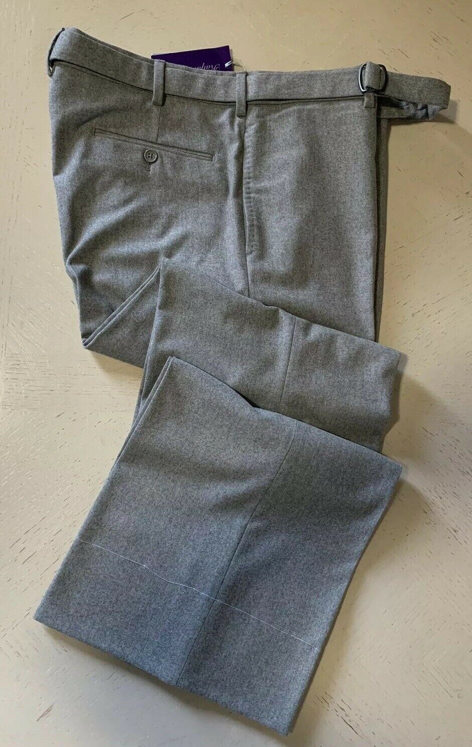 NWT $695 Ralph Lauren Purple Label Men Dress Pants Cray 40 US ( 56 Euro ) Italy