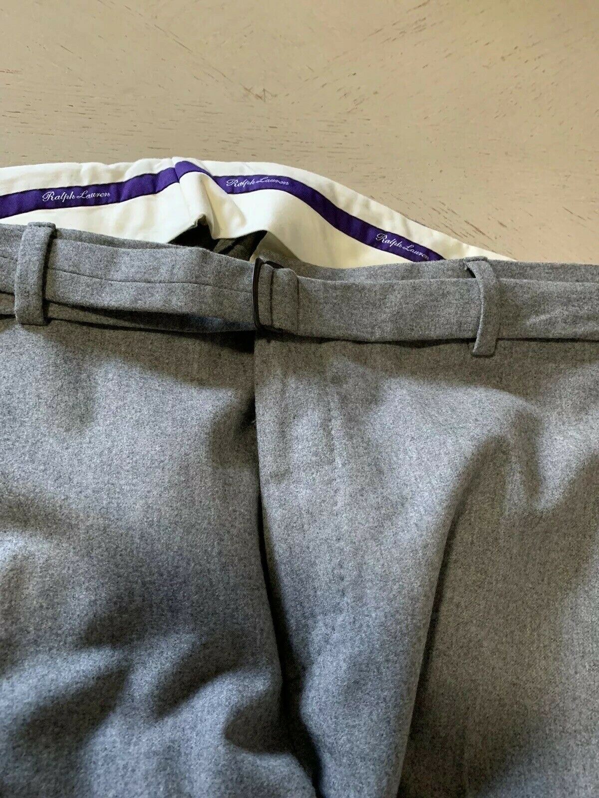 NWT $695 Ralph Lauren Purple Label Men Dress Pants Cray 40 US ( 56 Euro ) Italy