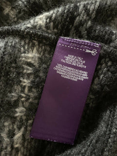 Neu mit Etikett: 1695 $ Ralph Lauren Purple Label Herren-Kaschmir-Cardigan-Pullover Grau L Italien