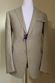 Neu mit Etikett: 4995 $ Ralph Lauren Purple Label Herren-Sportmantel-Blazer LT Brown 42L Handgefertigt