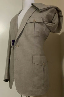 Neu mit Etikett: 4995 $ Ralph Lauren Purple Label Herren-Sportmantel-Blazer LT Brown 42L Handgefertigt