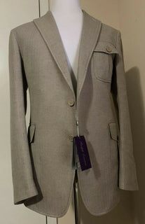 Neu mit Etikett: 4995 $ Ralph Lauren Purple Label Herren-Sportmantel-Blazer LT Brown 42L Handgefertigt