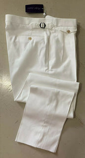 Neu mit Etikett: 495 $ Ralph Lauren Purple Label Herrenhose Weiß 34 US (50 Euro) Italien