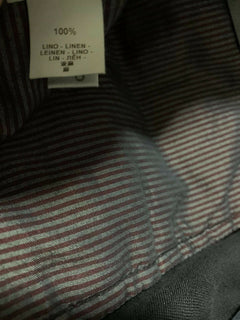 Мужские брюки из 100% льна Brunello Cucinelli, 875 долларов США, темно-синие 34, Италия