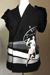 Neu mit Etikett: 3995 $ Ralph Lauren Purple Label RLX Herren Sportmantel Blazer Schwarz 44R US Italien