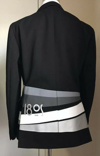 Neu mit Etikett: 3995 $ Ralph Lauren Purple Label RLX Herren Sportmantel Blazer Schwarz 44R US Italien