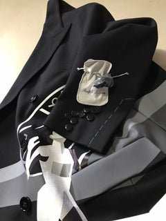 Neu mit Etikett: 3995 $ Ralph Lauren Purple Label RLX Herren Sportmantel Blazer Schwarz 44R US Italien