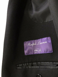 Neu mit Etikett: 3995 $ Ralph Lauren Purple Label RLX Herren Sportmantel Blazer Schwarz 44R US Italien