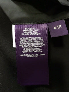 Neu mit Etikett: 3995 $ Ralph Lauren Purple Label RLX Herren Sportmantel Blazer Schwarz 44R US Italien