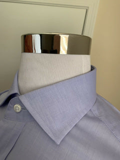NWT $395 Ralph Lauren Purple Label RLX Mens Dress Shirt Blue Size 17 Italy