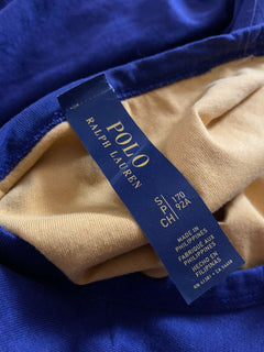 Neu mit Etikett: Polo Ralph Lauren Herren-T-Shirt mit zwei Seiten, Blau/Gelb, Größe S