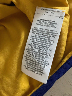 Neu mit Etikett: Polo Ralph Lauren Herren-T-Shirt mit zwei Seiten, Blau/Gelb, Größe S