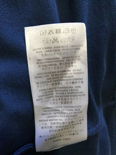 645 $ Gucci Herren-Poloshirt Slim Fit Blau Größe XXXL Italien