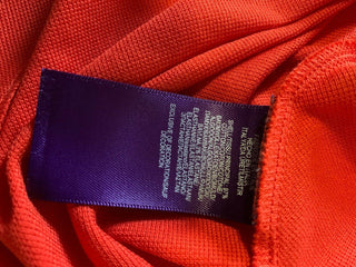 Neu $375 Ralph Lauren Purple Label RLX Herren Poloshirt Orange XXL Italien