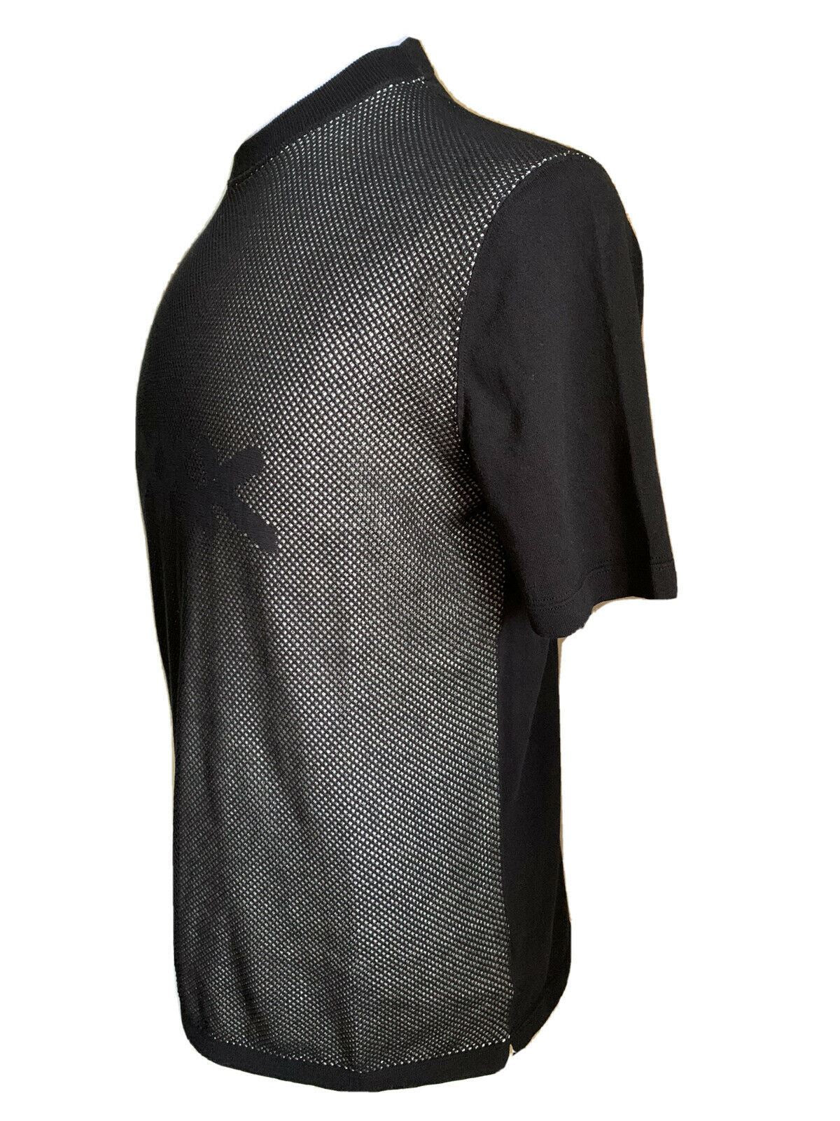 NWT $625 Ermenegildo Zegna Couture Mens T Shirt Black Size S US ( 48 Eu ) Italy