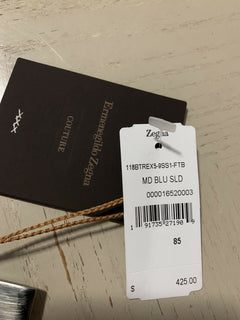 New $425 Ermenegildo Zegna Belt Brown/Blue/White/Black 32/85 Italy