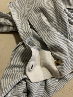 NWT $995 Ermenegildo Zegna Couture Crewneck Knitwear Sweater Gray L US ( 50 Eu)