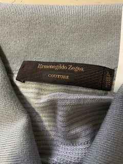 NWT $995 Ermenegildo Zegna Couture Crewneck Knitwear Sweater Gray L US ( 50 Eu)