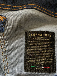 1250 $ Stefano Ricci Herrenjeans Blau 36 US