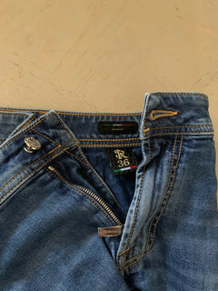 1250 $ Stefano Ricci Herrenjeans Blau 36 US