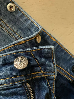 1250 $ Stefano Ricci Herrenjeans Blau 36 US