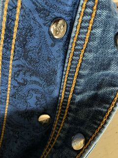 1250 $ Stefano Ricci Herrenjeans Blau 36 US