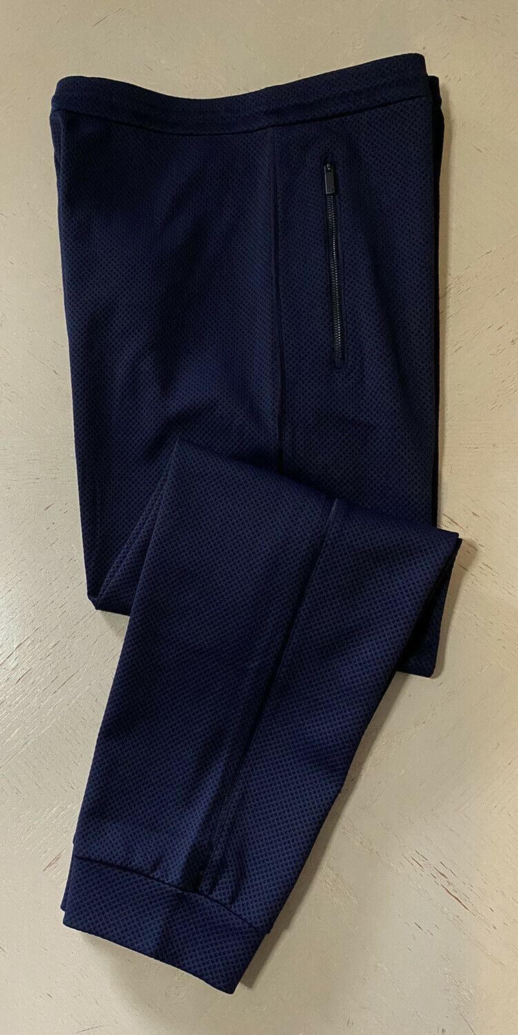 СЗТ $1025 Giorgio Armani Мужские брюки-джоггеры Темно-синий 36 США (52 ЕС) Италия
