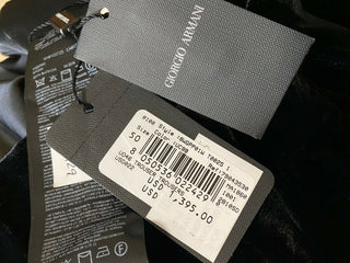 Neu mit Etikett: $ 1395 Giorgio Armani Herren Luxus-Jogginghose Schwarz 34 US (50 Eu) Italien
