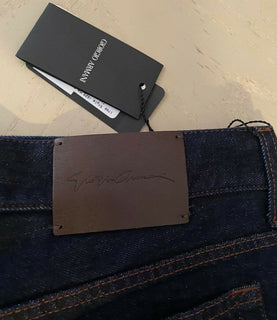 NWT $ 1075 Giorgio Armani Herren Jeans Hose Blue Denim 36 US (52 Eu) Italien