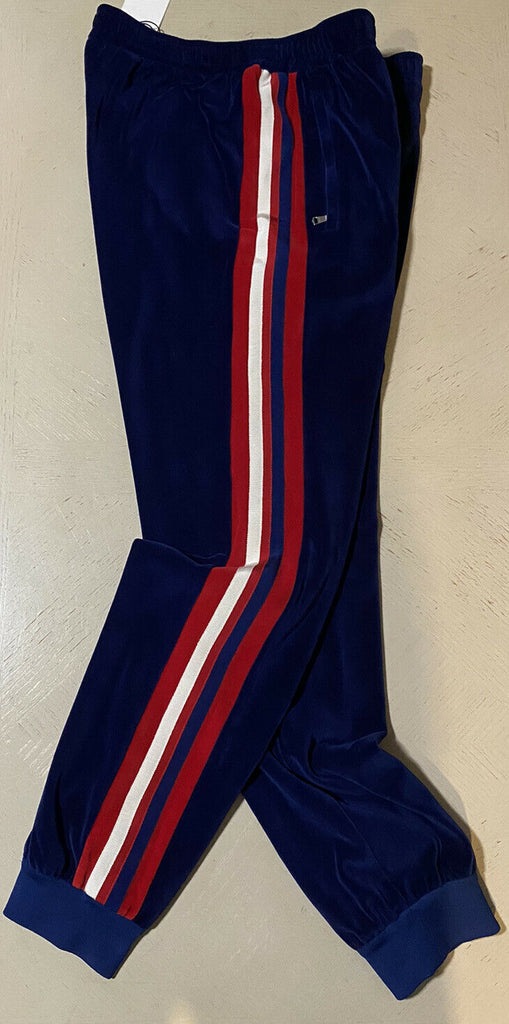 Neu mit Etikett: 1480 $ Gucci Herren-Trainingshose, Blau, Größe XXXL, hergestellt in Italien