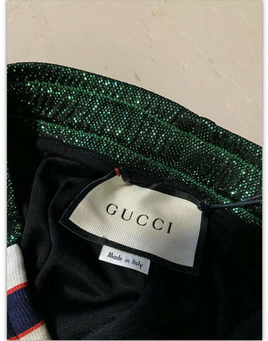New $3480 Gucci Mens Suit, Laminated Track Jacket Jogging Pants Green XL Italy