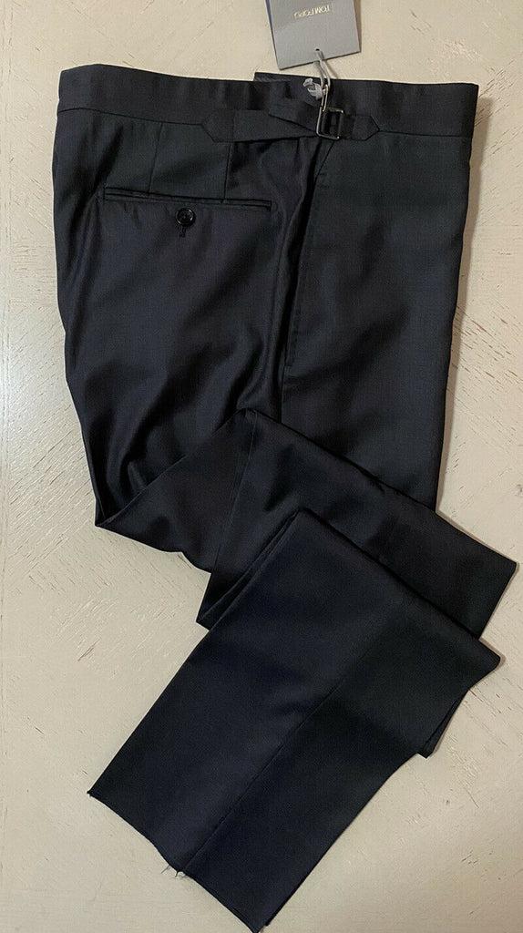 Neu mit Etikett: 1110 $ Tom Ford Herren-Twillhose DK Grau 34 US (50 Eu) Italien