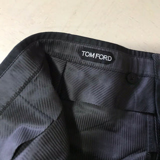 Neu mit Etikett: 1110 $ Tom Ford Herren-Twillhose DK Grau 34 US (50 Eu) Italien