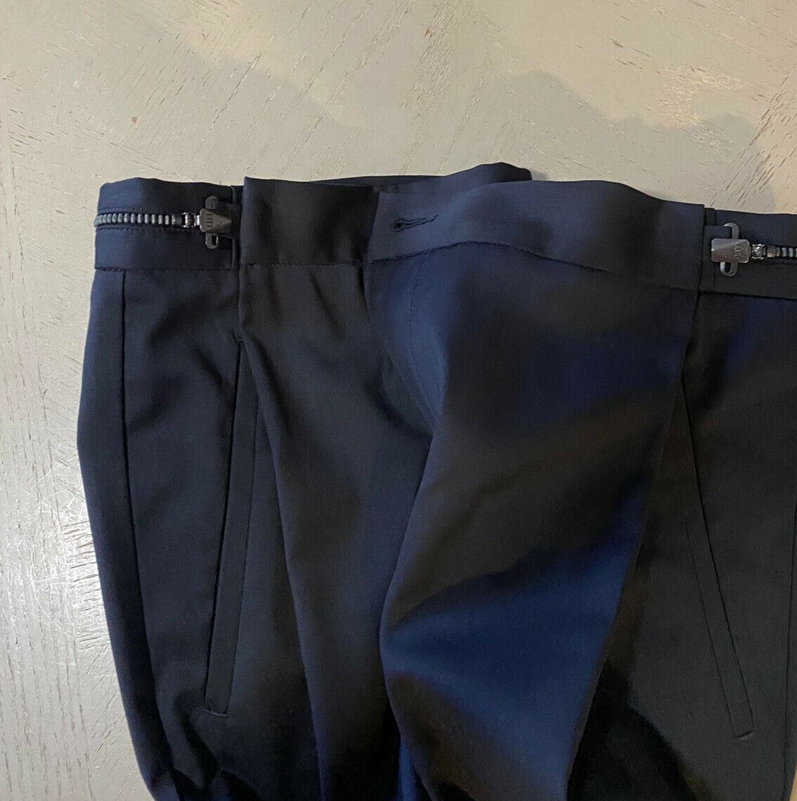 NWT $695 Мужские классические брюки Emporio Armani Темно-синие 30-32 США (46-48 ЕС) Италия