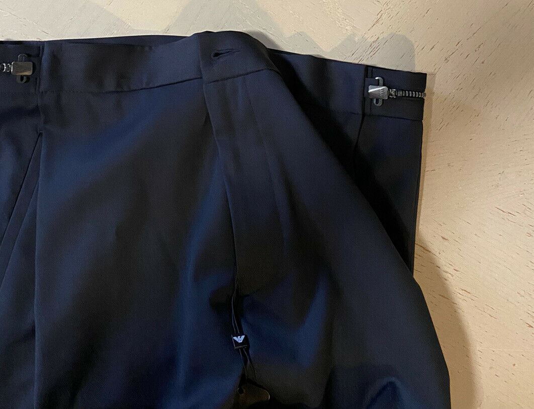 NWT $695 Emporio Armani Mens Dress Pants Navy 30-32 US ( 46-48 Eu ) Italy