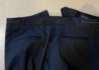 Neu mit Etikett: 695 $ Emporio Armani Herrenanzughose Marineblau 30–32 US (46–48 EU) Italien