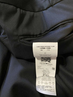 Neu mit Etikett: 695 $ Emporio Armani Herrenanzughose Marineblau 30–32 US (46–48 EU) Italien