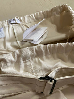 Neu $1525 Brunello Cucinelli Damen Cargo-Style-Gürtelhose Elfenbein 6 US/42 It