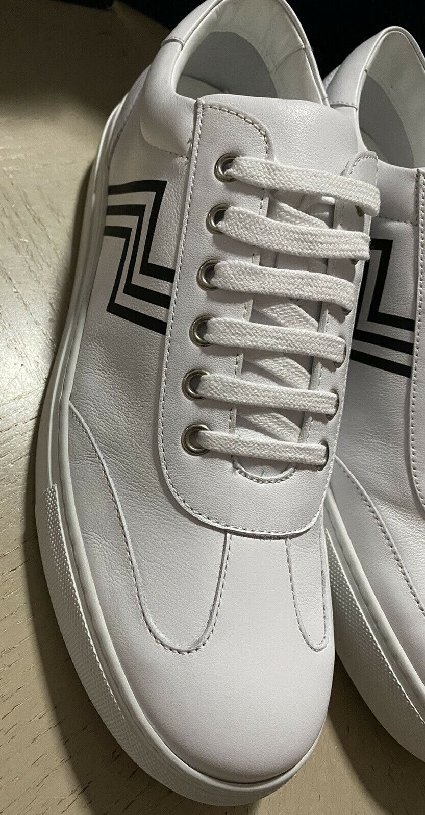 New $795 Ralph Lauren Purple Label Men’s Sneakers Shoes White 10 US Italy