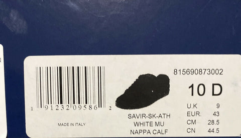 New $795 Ralph Lauren Purple Label Men’s Sneakers Shoes White 10 US Italy