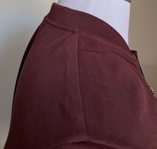 Neu mit Etikett: 520 $ Bottega Veneta Herren-Poloshirt Burgund L US (52 Eu) Italien
